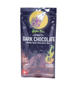 Buy Higher Fire Extracts - Bubble Hash Chocolate Bar - Dark 2000mg THC at Kush Station Online Shop