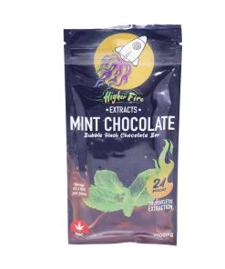 Buy Higher Fire Extracts - Bubble Hash Chocolate Bar - Mint 2000mg THC at Kush Station Online Shop