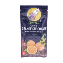 Buy Higher Fire Extracts - Bubble Hash Chocolate Bar - Orange 2000mg THC at Kush Station Online Shop