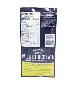 Buy Higher Fire Extracts - Bubble Hash Chocolate Bar - Milk 1000mg THC at Kush Station Online Shop