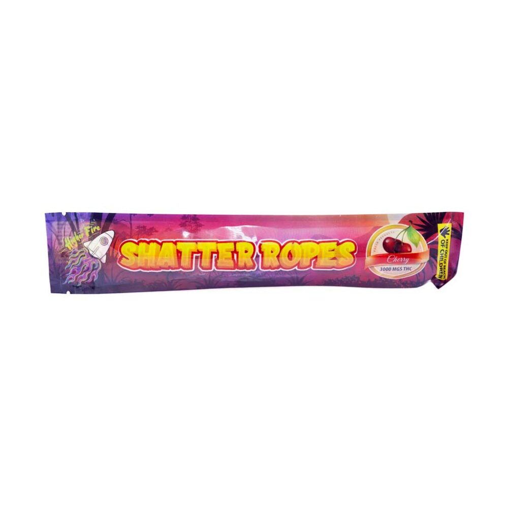 Buy Higher Fire Extracts - Shatter Ropes - Cherry 3000MG THC at Kush Station Online Shop