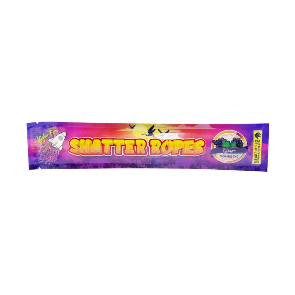 Buy Higher Fire Extracts - Shatter Ropes - Grape 3000MG THC at Kush Station Online Shop