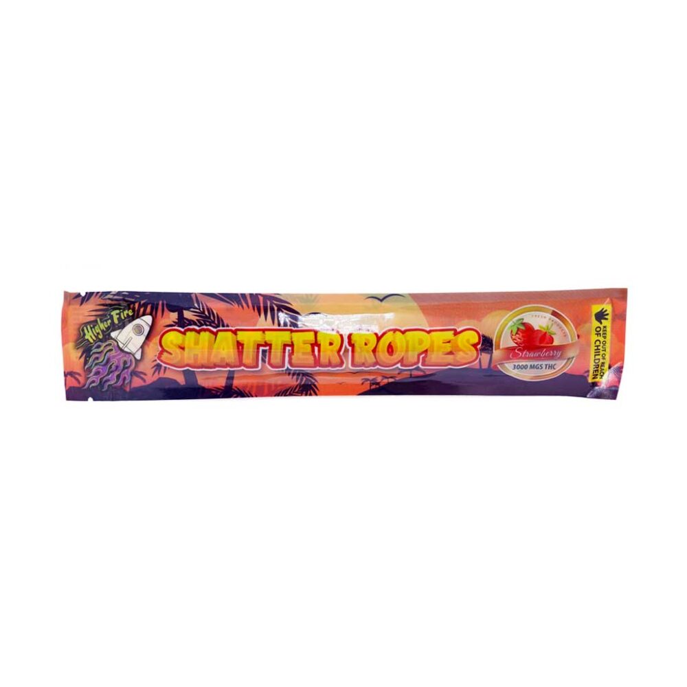 Buy Higher Fire Extracts - Shatter Ropes - Strawberry 3000MG THC at Kush Station Online Shop