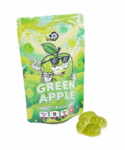 Buy Sky High Edibles - Green Apple Gummy 600mg THC at Kush Station Online Shop