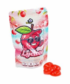 Buy Sky High Edibles - Lychee Gummy 600mg THC at Kush Station Online Shop