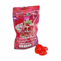 Buy Sky High Edibles - Pomegranate Gummy 600mg THC THC at Kush Station Online Shop