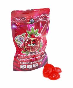 Buy Sky High Edibles - Pomegranate Gummy 600mg THC THC at Kush Station Online Shop