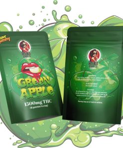 Mama Anne's Edibles - Green Apple Gummy - 1500mg THC