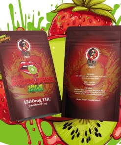 Mama Anne's Edibles - Strawberry Kiwi Gummy - 1500mg THC
