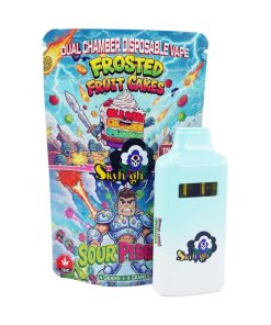 Buy Sky High Extract - Dual Chamber Vape - Frosted Fruit Cakes (Indica) + Sour Pebbles (Sativa) - (4 Grams + 4 Grams) at Kush Station Online Shop