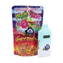 Buy Sky High Extract - Dual Chamber Vape - Honey Boo Boo (Indica) + Melon Lychee (Sativa) - (4 Grams + 4 Grams) at Kush Station Online Shop