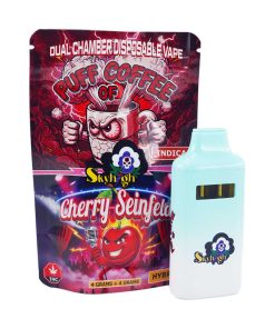 Buy Sky High Extract - Dual Chamber Vape - Puff of Coffee (Indica) + Cherry Seinfeld (Hybrid) - (4 Grams + 4 Grams) at Kush Station Online Shop