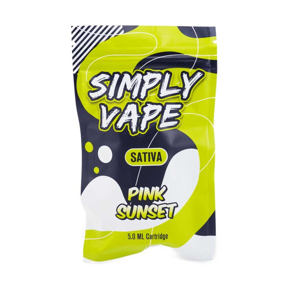Buy Simply Vapes – THC Disposable Pen – Pink Sunset – 5ML at Kush Station Online Shop