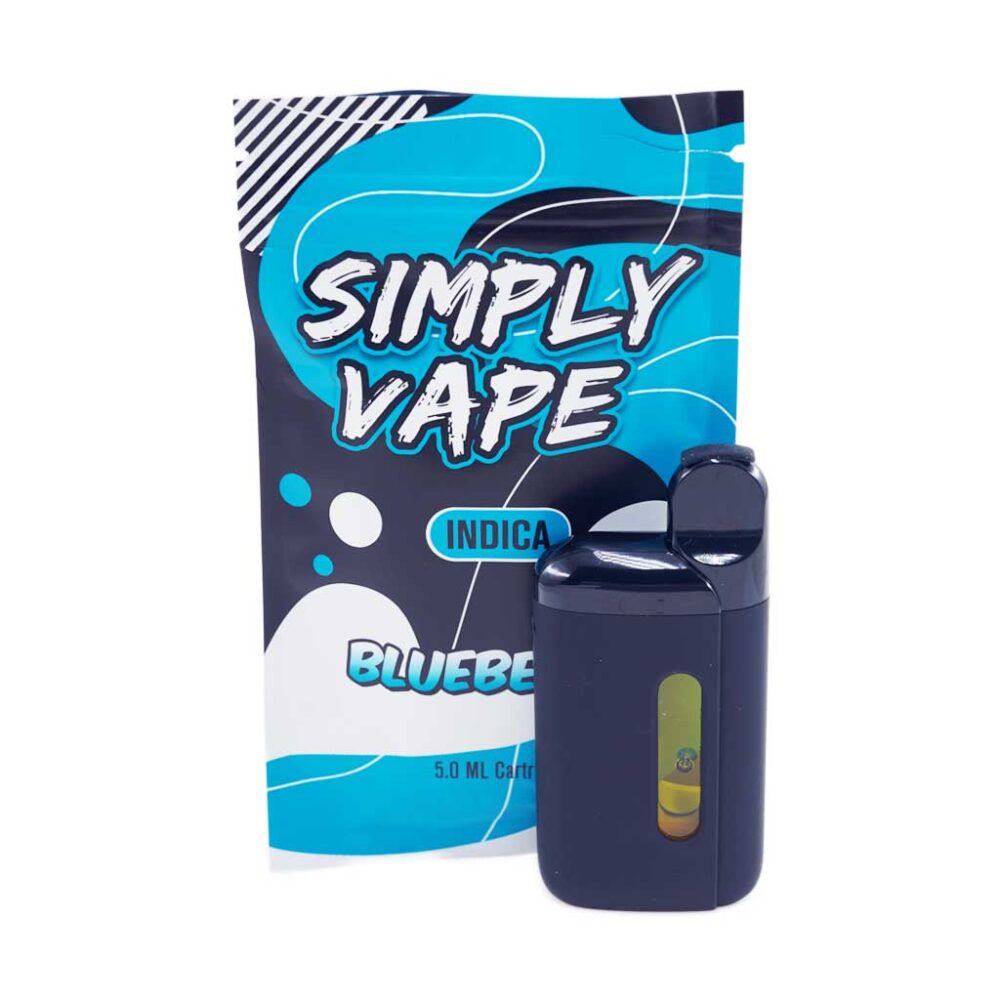 Buy Simply Vapes – THC Disposable Pen – Blueberry – 5ML at Kush Station Online Shop