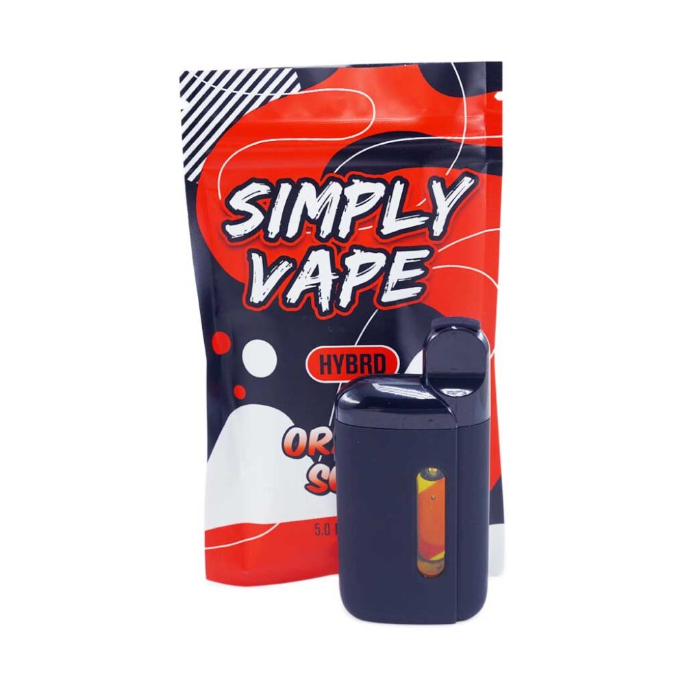 Buy Simply Vapes – THC Disposable Pen – Orange Soda – 5ML at Kush Station Online Shop