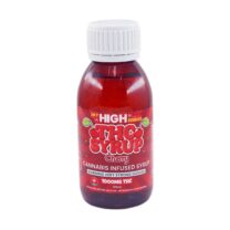 Buy Sky High Syrup - Cherry 1000mg THC at Kush Station Online Shop