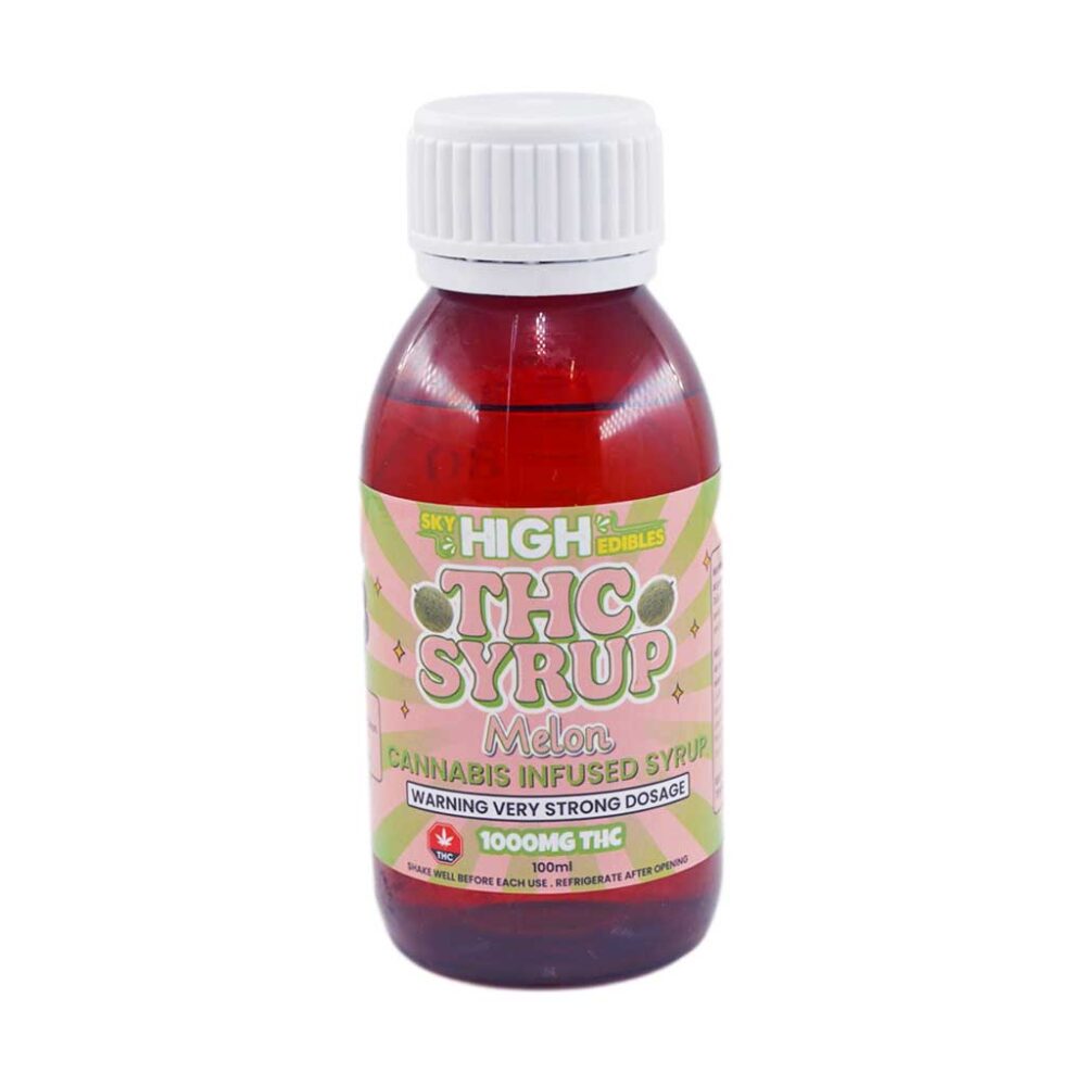 Buy Sky High Syrup - Melon 1000mg THC at Kush Station Online Shop