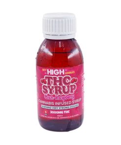 Buy Sky High Syrup - Cran-Raspberry 3000mg THC at Kush Station Online Shop