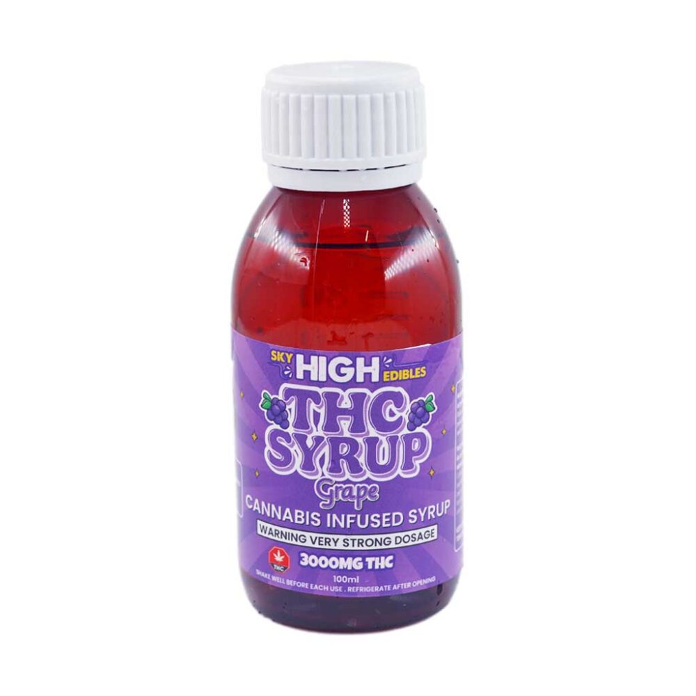 Buy Sky High Syrup - Grape 3000mg THC at Kush Station Online Shop