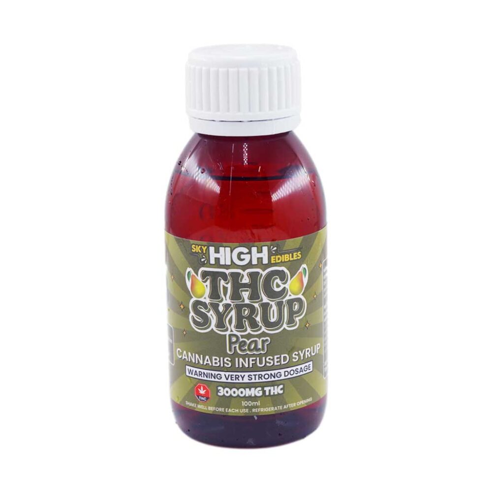 Buy Sky High Syrup - Pear 3000mg THC at Kush Station Online Shop
