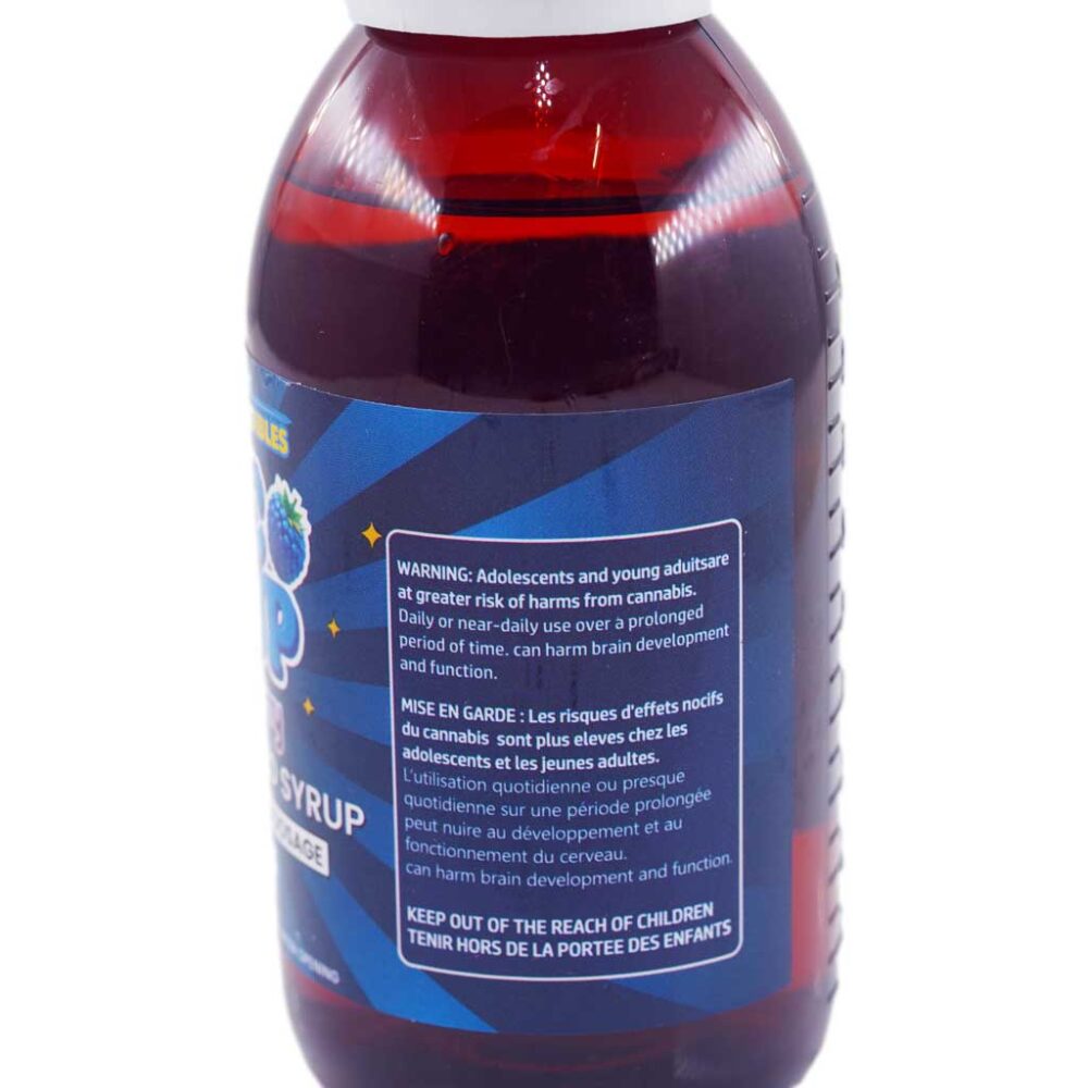 Buy Sky High Syrup - Blue Raspberry 1000mg THC at Kush Station Online Shop