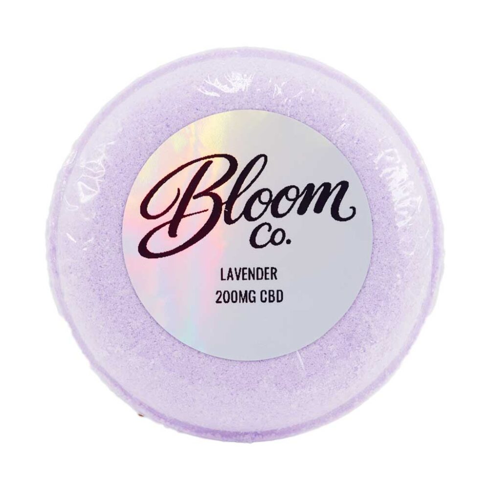 Buy Bloom Co. - Lavender Bathbomb - 200MG CBD at Kush Station Online Shop