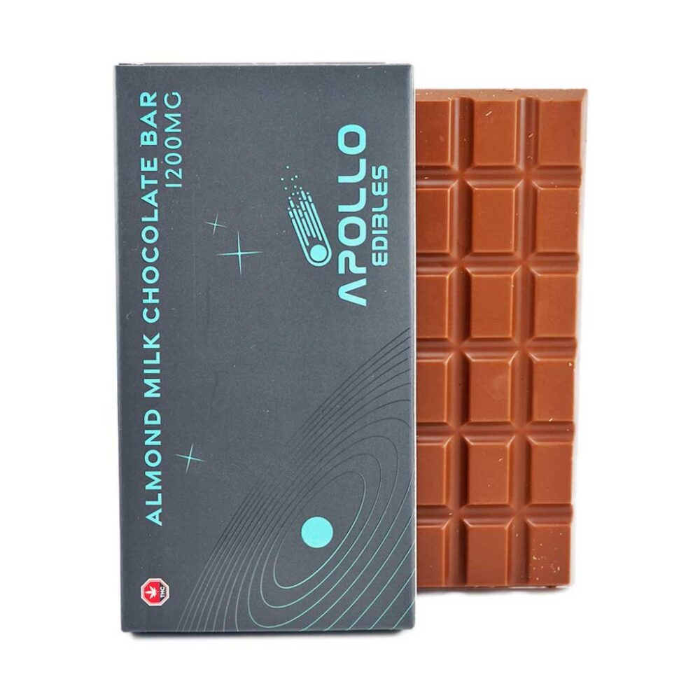Buy Apollo Edible Chocolates - Almond Milk Chocolate - 1200MG THC at Kush Station Online Shop