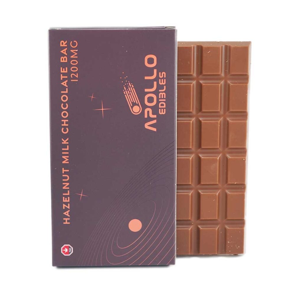 Buy Apollo Edible Chocolates - Hazelnut Milk Chocolate - 1200MG THC at Kush Station Online Shop