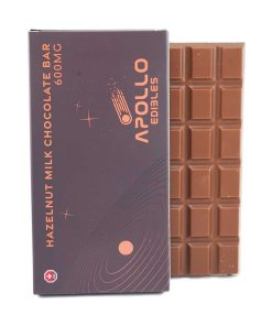 Buy Apollo Edible Chocolates - Hazelnut Milk Chocolate - 600MG THC at Kush Station Online Shop