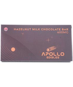 Buy Apollo Edible Chocolates - Hazelnut Milk Chocolate - 600MG THC at Kush Station Online Shop