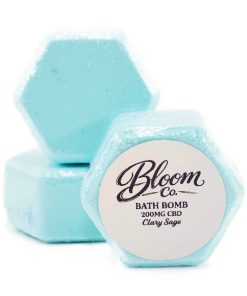 Buy Bloom Co. - Clary Sage Bathbomb - 200MG CBD at Kush Station Online Shop