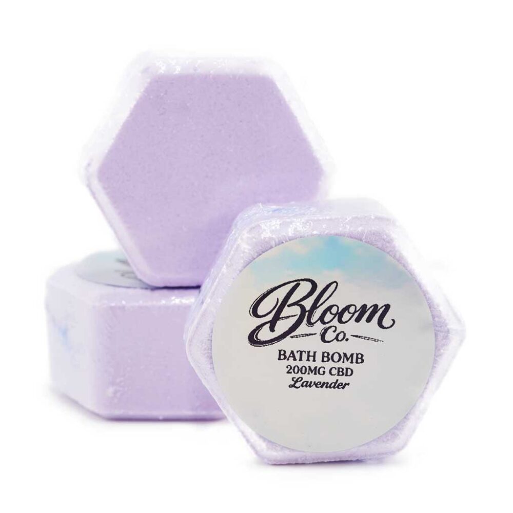 Buy Bloom Co. - Lavender Bathbomb - 200MG CBD at Kush Station Online Shop