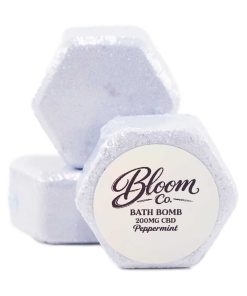 Buy Bloom Co. - Peppermint Bathbomb - 200MG CBD at Kush Station Online Shop