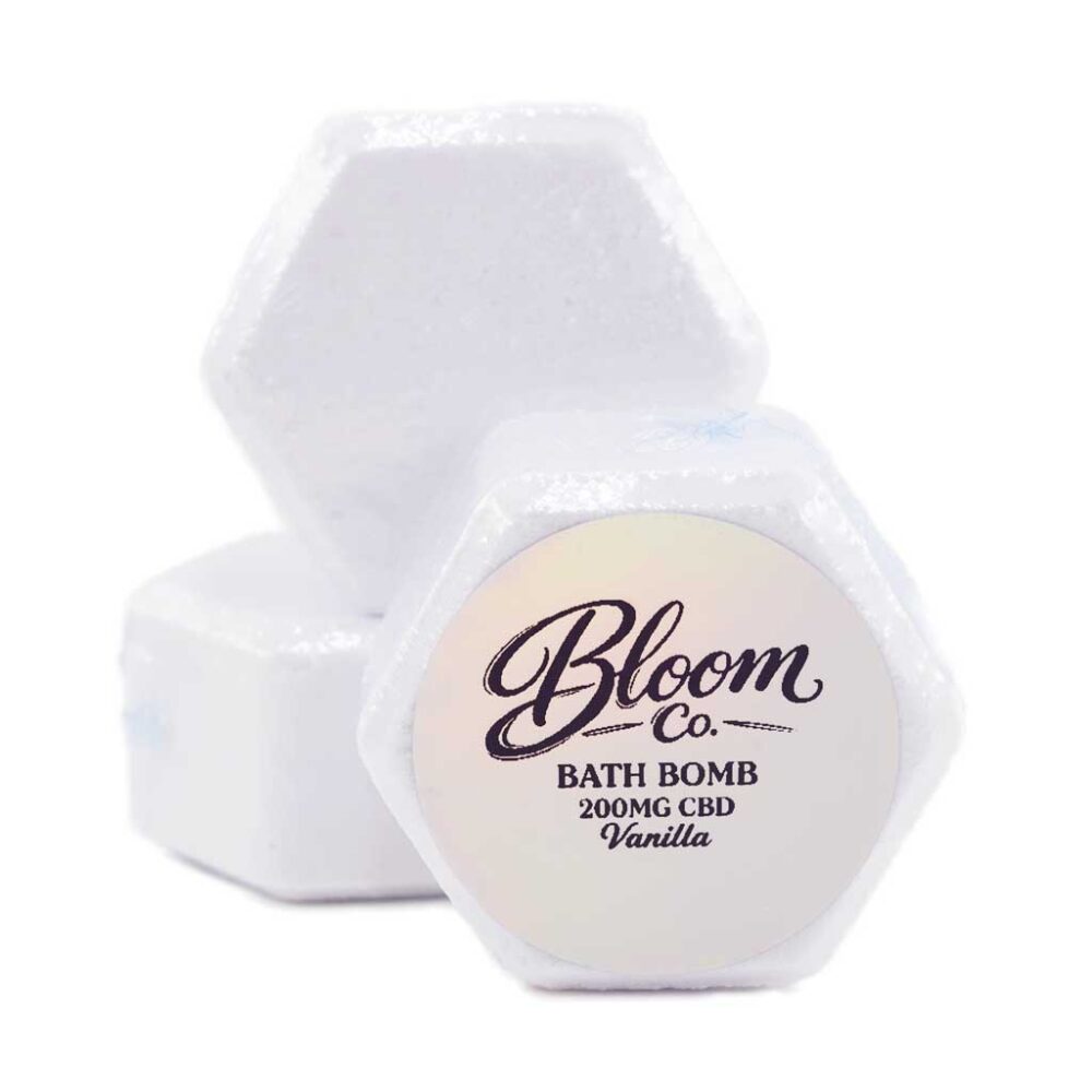 Buy Bloom Co. - Vanilla Bathbomb - 200MG CBD at Kush Station Online Shop