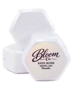Buy Bloom Co. - Vanilla Bathbomb - 200MG CBD at Kush Station Online Shop