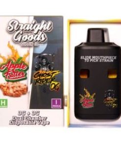Straight Goods - Dual Chamber Vape - Apple Fritter + Ghost Rider OG (3 Grams + 3 Grams)