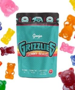 Ganja Edibles - Grizzlies Gummy Bears 350mg THC