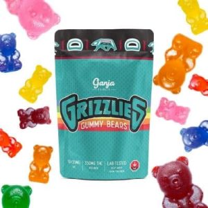 Ganja Edibles - Grizzlies Gummy Bears 350mg THC