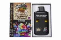 Buy Straight Goods - Dual Chamber Vape - Caramel Cream + Italian Ice (3 Grams + 3 Grams) at Kush Station Online Shop