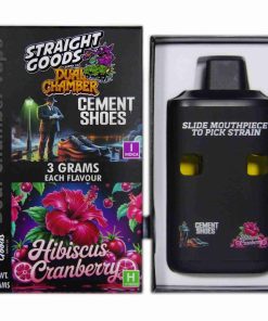 Buy Straight Goods - Dual Chamber Vape - Cement Shoes + Hibiscus Cranberry (3 Grams + 3 Grams) at Kush Station Online Shop