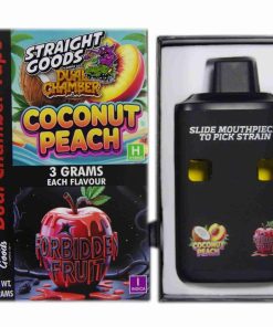 Buy Straight Goods - Dual Chamber Vape - Coconut Peach + Forbidden Fruit (3 Grams + 3 Grams) at Kush Station Online Shop