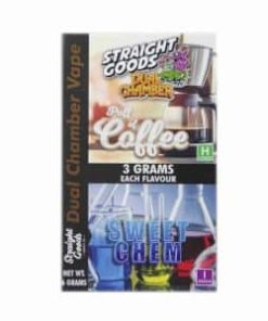 Buy Straight Goods - Dual Chamber Vape - Puff of Coffee + Sweet Chem (3 Grams + 3 Grams) at Kush Station Online Shop