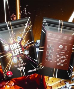Buy One Life Edibles - Cola Gummy - 300mg THC (Indica) at Kush Station Online Shop