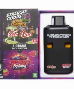 Buy Straight Goods - Dual Chamber Vape - Cola Lime + Berry Explosion (3 Grams + 3 Grams) at Kush Station Online Shop