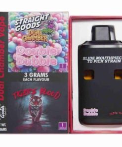 Buy Straight Goods - Dual Chamber Vape - Double Bubble + Tigers Blood (3 Grams + 3 Grams) at Kush Station Online Shop