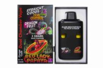 Buy Straight Goods - Dual Chamber Vape - Dragon Fruit + Red Lady Papaya (3 Grams + 3 Grams) at Kush Station Online Shop
