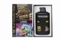 Buy Straight Goods - Dual Chamber Vape - Dubai Chocolate + Pina Colada (3 Grams + 3 Grams) at Kush Station Online Shop