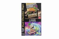 Buy Straight Goods - Dual Chamber Vape - Dubai Chocolate + Pina Colada (3 Grams + 3 Grams) at Kush Station Online Shop