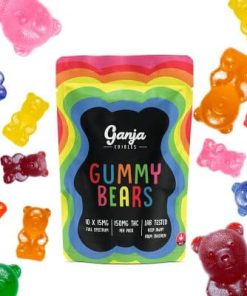 Ganja Edibles - Sour Ganja Bears 150mg THC