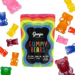 Ganja Edibles - Sour Ganja Bears 150mg THC
